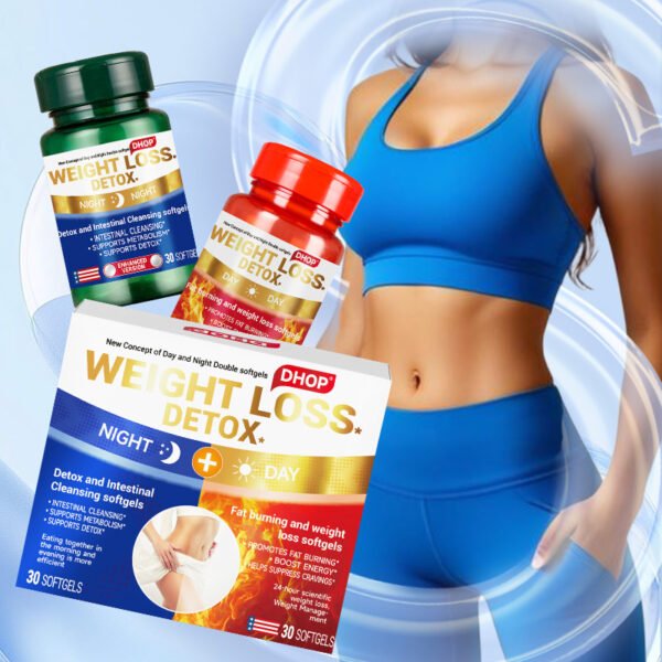DHOP-Detox and Intestinal Cleansing softgels+Fat burning and weight loss softgels - Image 4