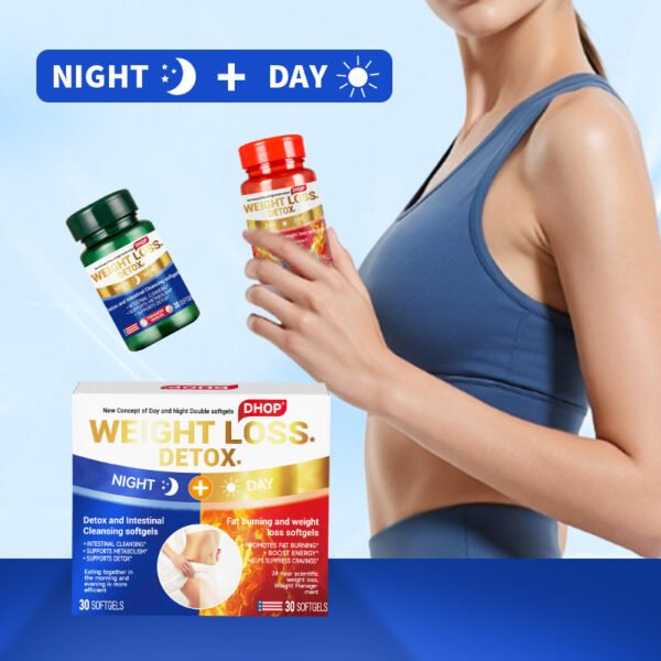 DHOP-Detox and Intestinal Cleansing softgels+Fat burning and weight loss softgels - Image 8